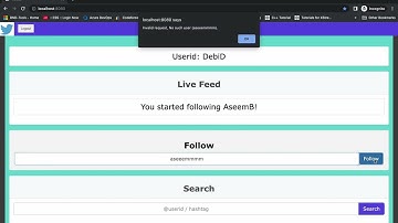 Twitter Engine Project Demo - Project 4 (Part 2)