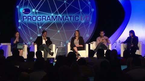 PROGRAMMATIC I/O San Francisco 2015 - "The Evolution of the Native Formats in Mobile" - Panel