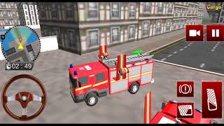 Flying Fire Truck Simulator #1 - Fire Truck City Rescue Games 2020 - Android Gameplay HD screenshot 2