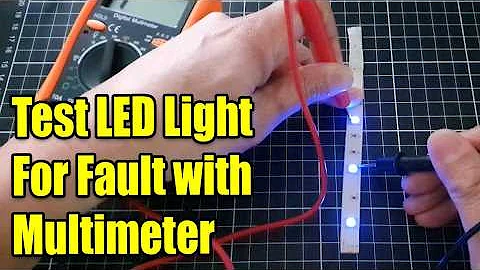 💡 How To Test the LED Light With a Multimeter (Working or Faulty?)