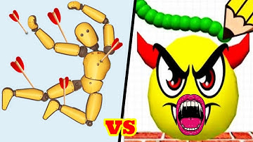 KICH THE RAGDOLL : TRICKY STORY vs DRAW SMASH GAME All Levels  iOS, Android, For you Games Update.