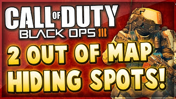 Black Ops 3 Glitches - 2 Out of The Map Hiding Spots on Hunted & Combine! (BO3 Beta)