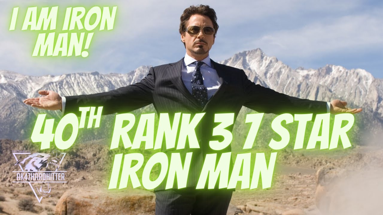 40TH Rank 3 7 Star Iron Man - Act 9.2 AW ShowCase 100% 7 Star Lumatrix