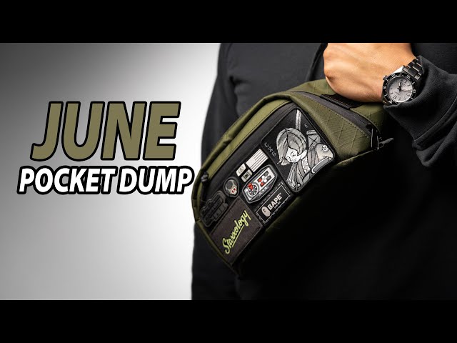 June POCKET DUMP | OD GREEN EVERYDAY CARRY class=