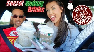 TIKTOK MADE ME TRY IT | HOLIDAY STARBUCKS DRINKS