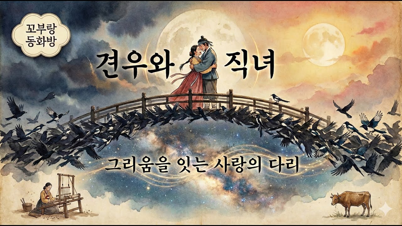 #15 견우와 직녀 [전래동화] 어른과 아이 모두를 위한 따뜻한 옛날이야기 | 수면동화 🌙