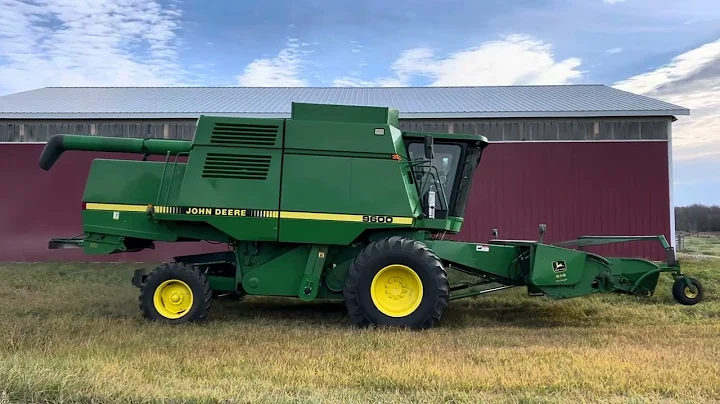 John Deere 9600 Combine - Glen & Darlene Glessman Auction April 11-14/25 Parsons Auctions Ltd.