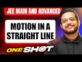 MOTION IN A STRAIGHT LINE In One Shot All Concepts PYQs Covered JEE Main Advanced MOTION IN A STRAIGHT LINE In One Shot All Concepts PYQs Covered JEE Main Advanced