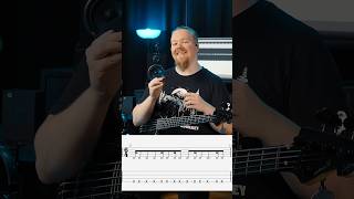 Simple and easy Meshuggah riff you can learn in 5 minutes 😍 #meshuggah #basscover