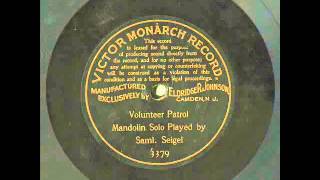 Early Mandolin Special- 3 Early Mandolin Records- Samuel Siegel