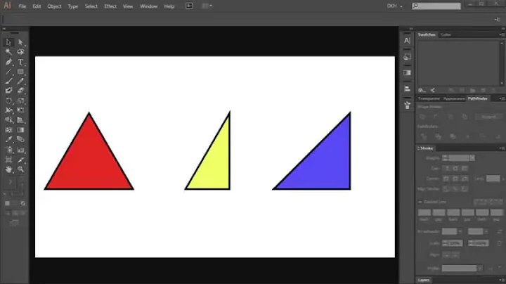 How to Draw a Triangle in Adobe Illustrator
