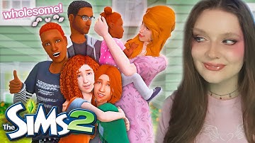 This Sims 2 family has my WHOLE heart (big family edition) ⋆˚࿔