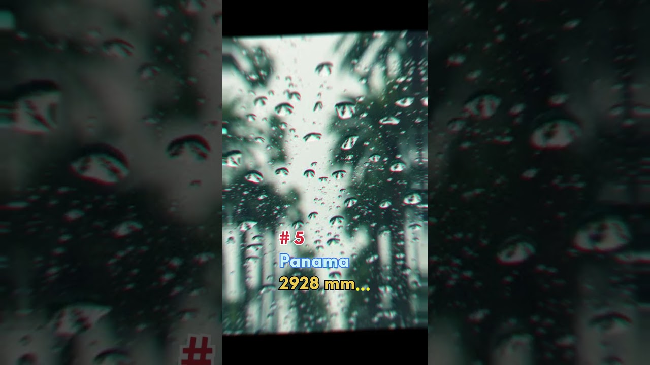 Top 5 Countries With The Highest Rainfall In The World ☔⛈️ 