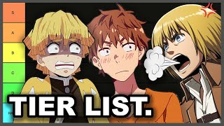 These are Anime's BIGGEST Simps - A Tier List.