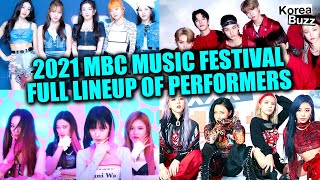 2021 MBC Music Festival Full Lineup of Performers – 2021 MBC Music Festival Performers