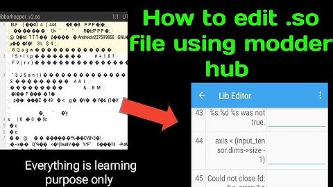 How to edit .so file strings using Modder Hub strings editor #Maharna #modderhub @MaharnaTech