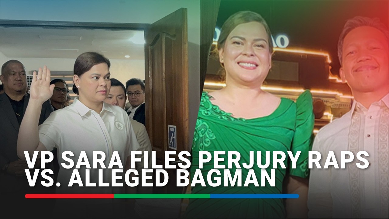 Sara Duterte sinampahan ng perjury si Ramil Madriaga | DZMM TeleRadyo