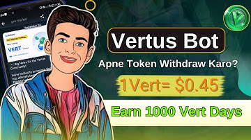Ear Free $450 * 🔥| Vertus Airdrop Withdraw Kase Kare | How to Boost Vertus Mining Speed
