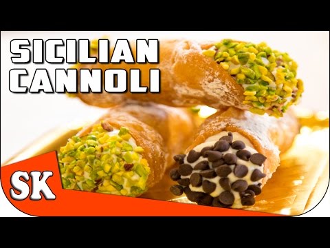 SICILIAN CANNOLI RECIPE - How to Make Cannoli