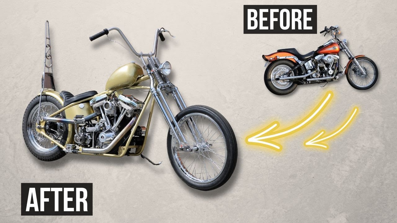 Building a 60's Style Chopper in 12 Minutes | Start to Finish