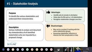 Fox Valley BI and Analytics June Meetup BA for BI