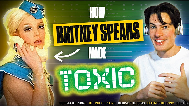 Toxic Studio version - Studio performance video thumbnail