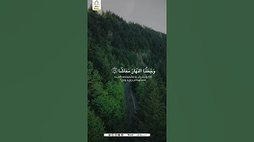 {وَجَعَلْنَا اللَّيْلَ لِبَاسًا ١٠ وَجَعَلْنَا النَّهَارَ مَعَاشًا١١}         " سورة النبإ "