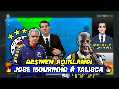 SON DAKİKA! Resmen Açıklandı !! Mourinho Fenerbahçe'de !! Lukaku & Talisca Bombası !!