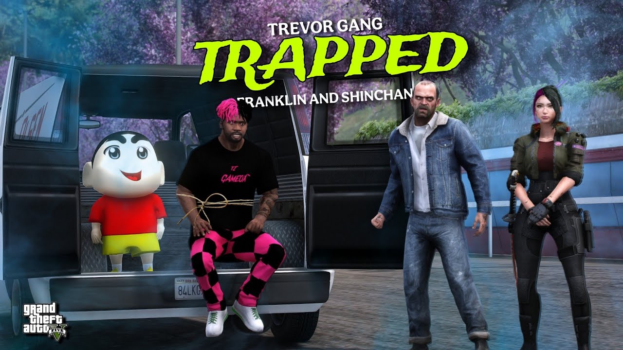 Trevor Gang TRAPPED Franklin &Shinchan 😭 | GTA 5 Mallu Funny Video 