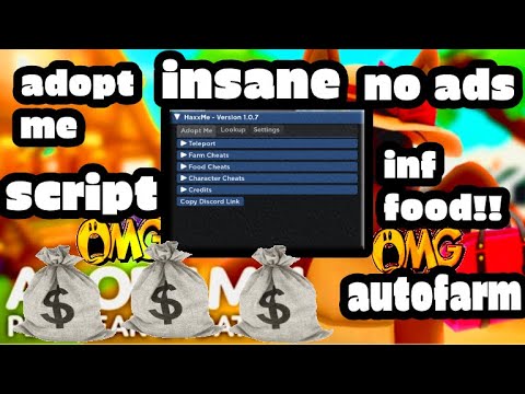 New Insane Adopt Me Script Autofarm Teleport And Inf Food And Much More No Ads Pastebin Youtube - roblox adopt me money script pastebin