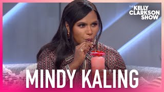 Mindy Kaling Tries Kelly Kapoor's Favorite Cocktail From 'The Office' For The First Time
