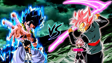 Gogeta TP V4 OP (all form) (New) VS Goku Black Purgation OP in Jump Force Mugen