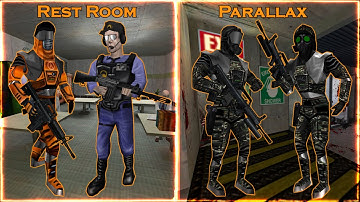 [Short Half Life Maps - Rest Room and Parallax (Beta)] Mod Full Walkthrough