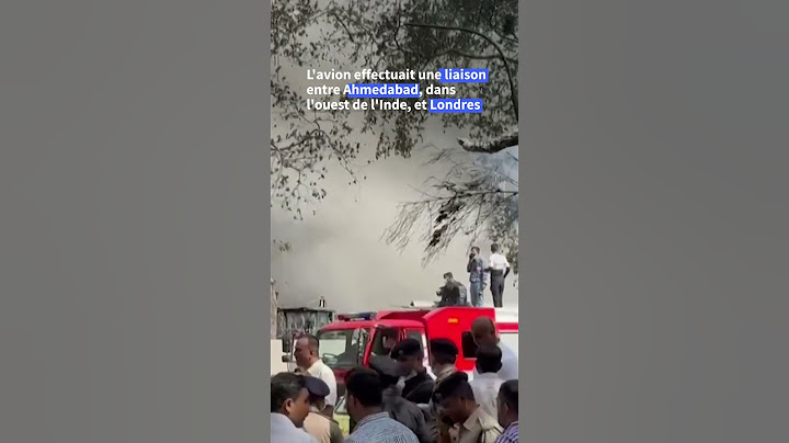 Un seul survivant dans le crash d'un Boeing 787 en Inde