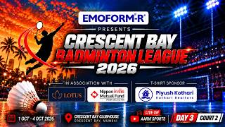 CRESCENT BAY BADMINTON LEAGUE || CBBL - 2026 || DAY 3 - COURT 2 screenshot 5
