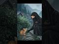 🌧️ I Found a Tiny Kitten in the Rain🐱❤️|Cozy Ghibli Story#villagelife#viral#peace#shorts #shortsfeed