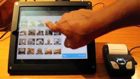 Printing a receipt in Star SM-S230i Bluetooth Printer - from GoFrugal ServQuick iPad App