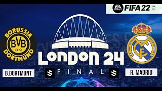 FIFA 22 - Borussia Dortmund vs Real Madrid | UEFA Champios League final Español Latino Gameplay PS4
