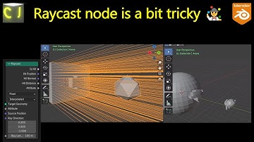 Raycast node is a bit tricky! - Blender 4.2 Geometry node Tutorial
