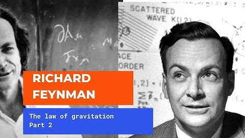 #richardfeynman #lawofgravitation Richard Feynman| Lectures on Physics-The law of Gravitation Part 2