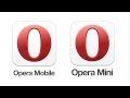 Opera Mobile vs  Opera Mini
