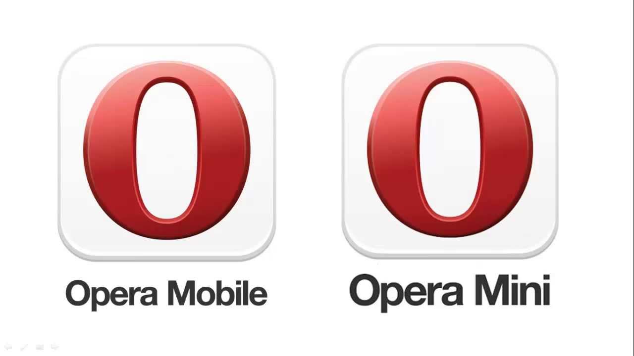 Opera Mobile vs Opera Mini - YouTube