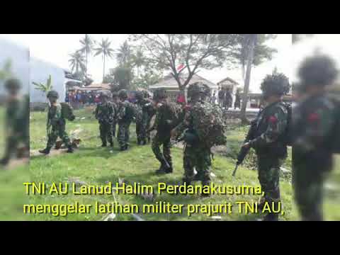 TNI AU Lanud Halim Perdanakusuma Gelar Latihan di Teluknaga