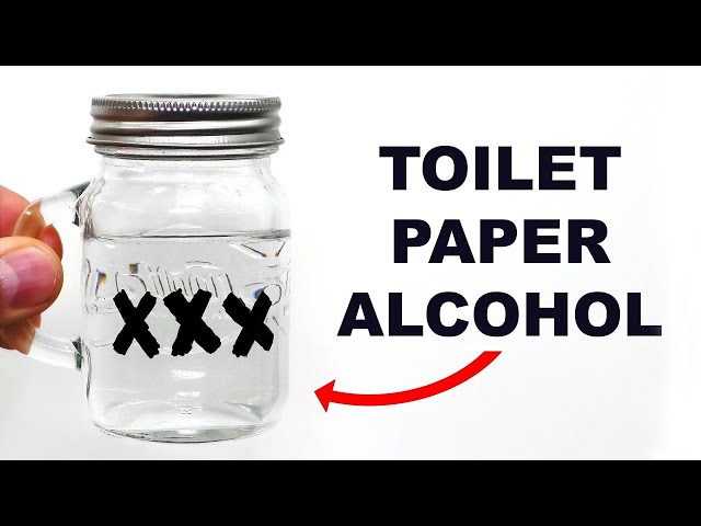 Making toilet paper moonshine class=