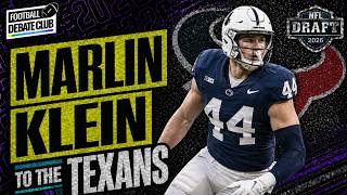 Marlin Klein to the Texans Is a Tough Pick to Justify
