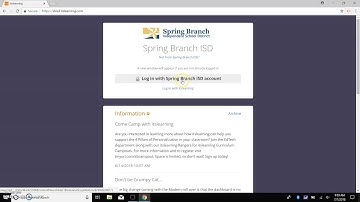 SBISD itsLearning Log In Tutorial