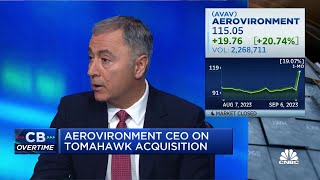 The future of defense is all about unmanned systems, says AeroVironment CEO Wahid Nawabi