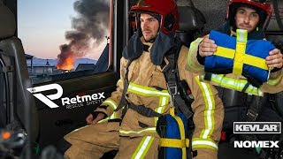 🚒 THIS IS A SOFT STRETCHER & 'FIRE BLANKET' IN ONE 🔥 Made with Nomex® & Kevlar®, Retmex Rescue Sheet screenshot 3