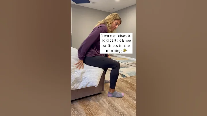 2 quick exercises to to relieve knee stiffness in the morning