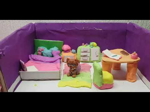 ემილია ბარბის მინი ოთახი. #barbie #mini #room #game